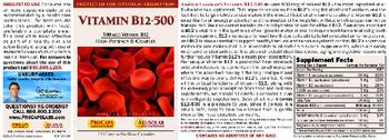 ProCaps Laboratories Vitamin B12-500 - supplement