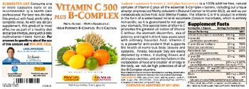 ProCaps Laboratories Vitamin C-500 Plus B-Complex - supplement