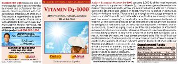 ProCaps Laboratories Vitamin D3-1000 - supplement