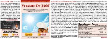 ProCaps Laboratories Vitamin D3-2500 - supplement