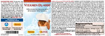 ProCaps Laboratories Vitamin D3-4000 - supplement