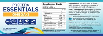 Procera Essentials Omega-3 - supplement