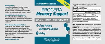 Procera Memory Support - supplement
