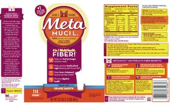 Procter & Gamble Metamucil Orange Smooth - daily fiber supplement