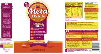 Procter & Gamble Metamucil Orange Smooth - daily fiber supplement