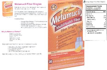 Procter & Gamble Orange Sugar Free Fiber Singles - 100 natural psyllium daily fiber supplementtherapy for regularity