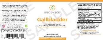 ProEnzol Gallbladder - supplement