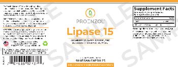 ProEnzol Lipase 15 - supplement