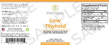 ProEnzol Low Thyroid - supplement