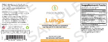 ProEnzol Lungs - supplement