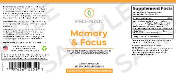 ProEnzol Memory & Focus - supplement