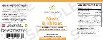 ProEnzol Nose & Throat - supplement