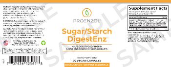 ProEnzol Sugar/Starch DigestEnz - supplement
