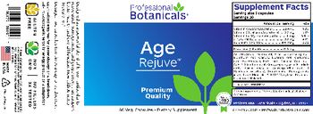 Professional Botanicals Age Rejuva - supplement