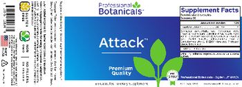 Professional Botanicals Attack - supplement