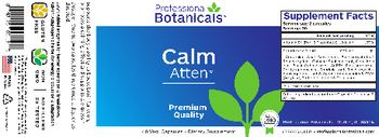 Professional Botanicals Calm Atten - supplement