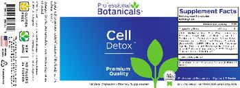 Professional Botanicals Cell Detox - supplement