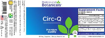 Professional Botanicals Circ-Q - supplement