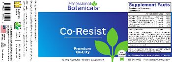 Professional Botanicals Co-Resist - supplement