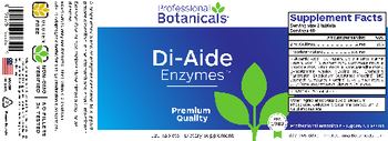 Professional Botanicals Di-Aide Enzymes - supplement
