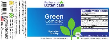 Professional Botanicals Green Complex - supplement