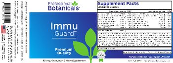 Professional Botanicals Immu Guard - supplement