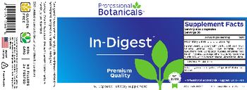 Professional Botanicals In-Digest - supplement