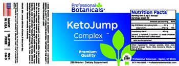 Professional Botanicals Keto Jump Complex - supplement