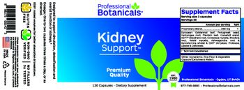 Professional Botanicals Kidney Support - supplement