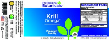 Professional Botanicals Krill Omega - supplement