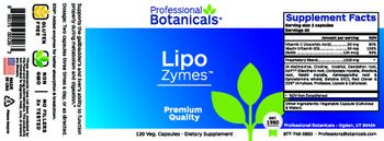 Professional Botanicals Lipo Zymes - supplement