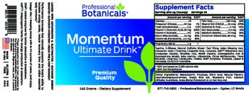 Professional Botanicals Momentum Ultimate Drink - supplement