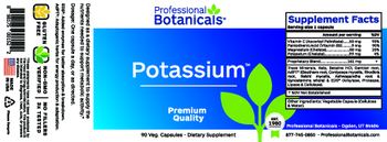Professional Botanicals Potassium - supplement
