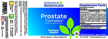 Professional Botanicals Prostate Complex - supplement