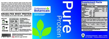 Professional Botanicals Pure Protein - supplement