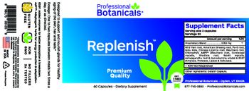 Professional Botanicals Replenish - supplement