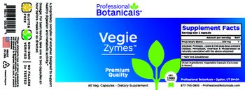 Professional Botanicals Vegie Zymes - supplement