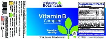 Professional Botanicals Vitamin B Complex - supplement