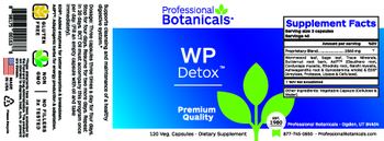 Professional Botanicals WP Detox - supplement