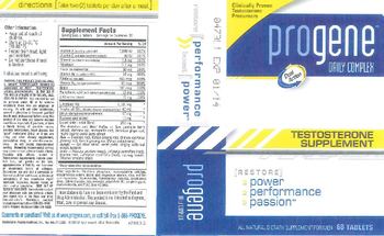 Progene Progene Daily Complex - all natural supplement for men