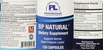 Progressive Laboratories BP Natural - supplement