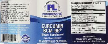 Progressive Laboratories Curcumin BCM-95 - supplement
