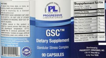 Progressive Laboratories GSC - supplement