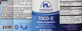 Progressive Laboratories Toco-Q - supplement