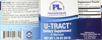 Progressive Laboratories U-Tract - supplement