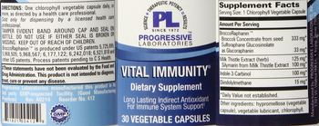 Progressive Laboratories Vital Immunity - supplement