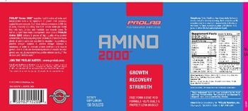 Prolab Amino 2000 - supplement