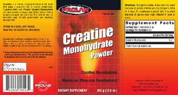 Prolab Creatine Monohydrate Powder - supplement