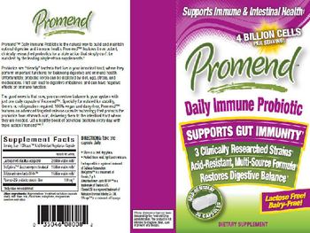 Promend Daily Immune Probiotic - supplement