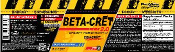 ProMera Sports BETA-CRET 2.0 Blue Raspberry - supplement